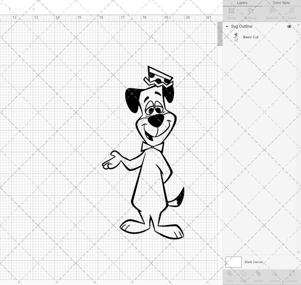 Huckleberry Hound, Svg, Dxf, Eps, Png SvgShopArt