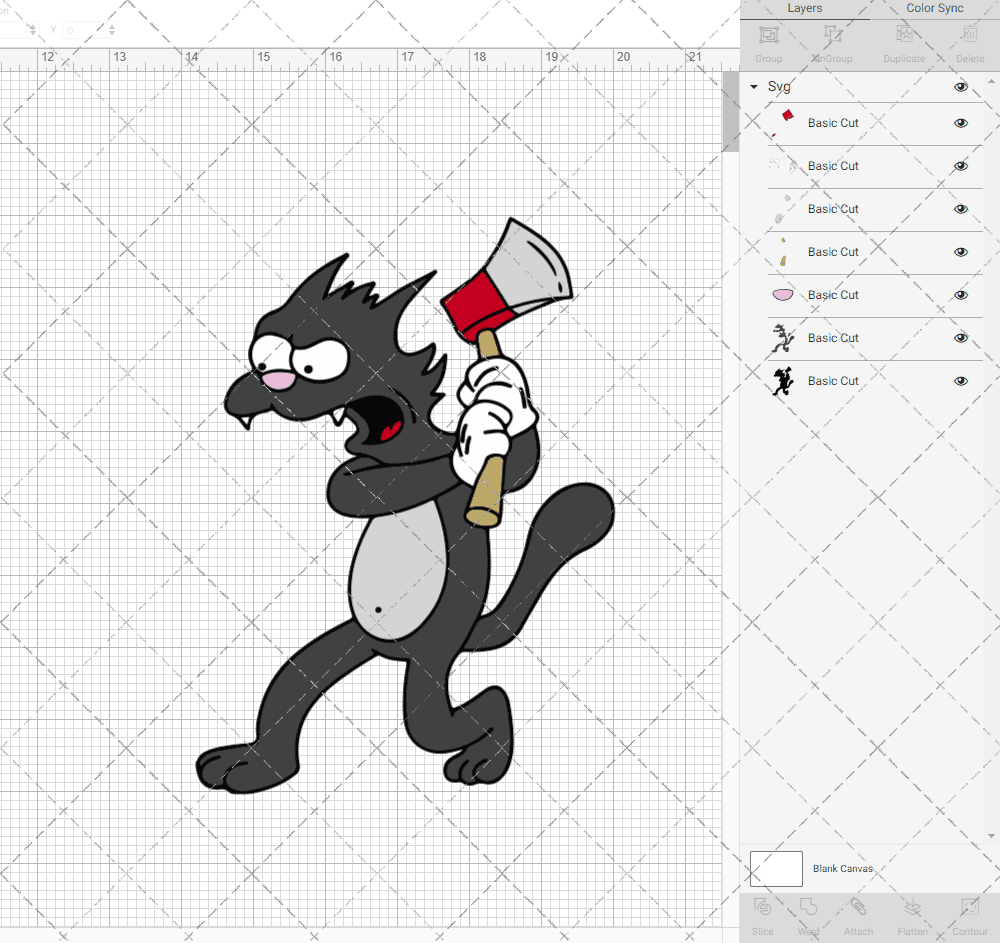 Itchy - The Simpsons, Svg, Dxf, Eps, Png SvgShopArt