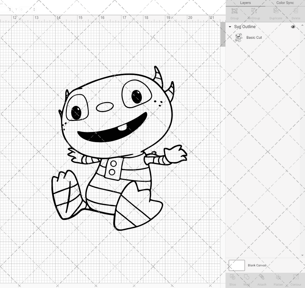 Ivor - Henry Hugglemonster, Svg, Dxf, Eps, Png SvgShopArt