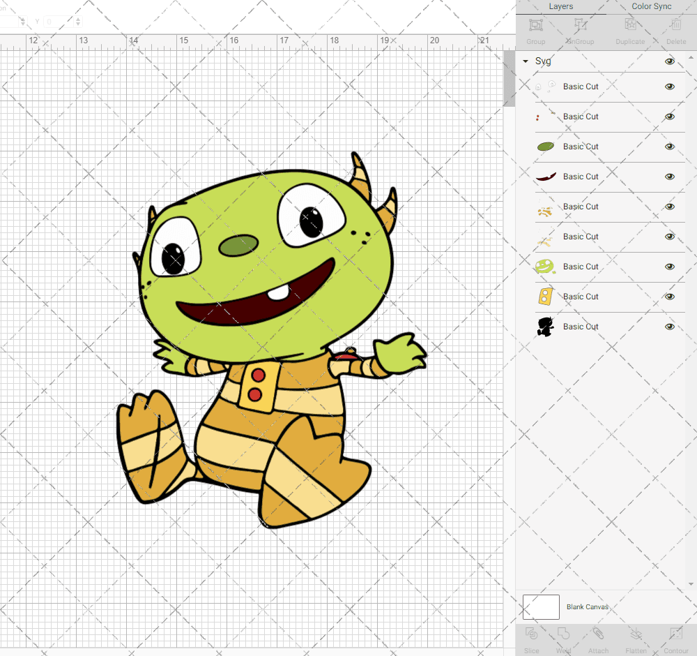 Ivor - Henry Hugglemonster, Svg, Dxf, Eps, Png SvgShopArt