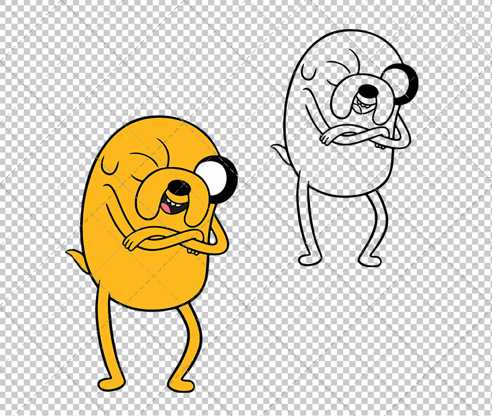 Jake - Adventure Time, Svg, Dxf, Eps, Png SvgShopArt