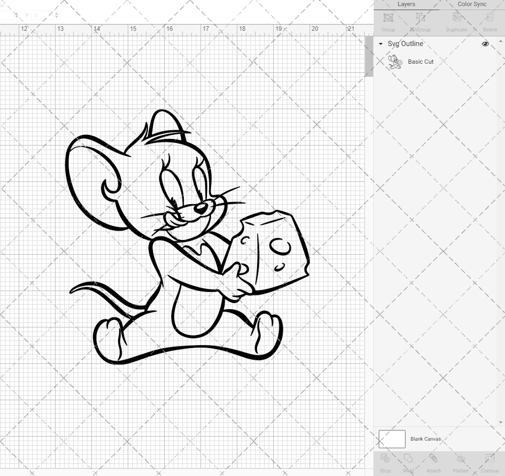 Jerry -Tom and Jerry 002, Svg, Dxf, Eps, Png SvgShopArt