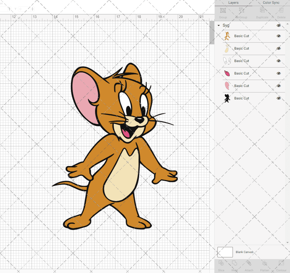 Jerry -Tom and Jerry, Svg, Dxf, Eps, Png SvgShopArt