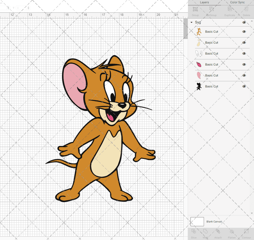 Jerry -Tom and Jerry, Svg, Dxf, Eps, Png - SvgShopArt