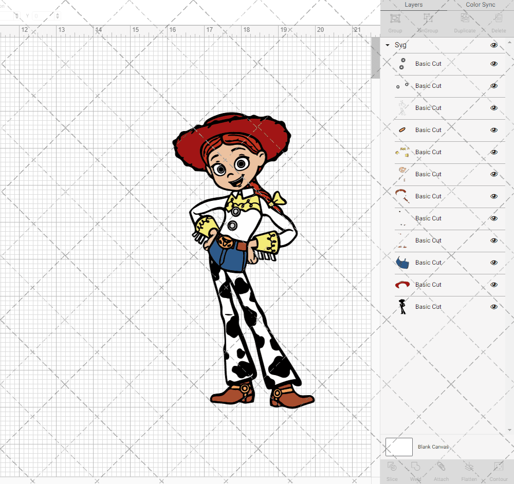 Jessie - Toy Story, Svg, Dxf, Eps, Png SvgShopArt