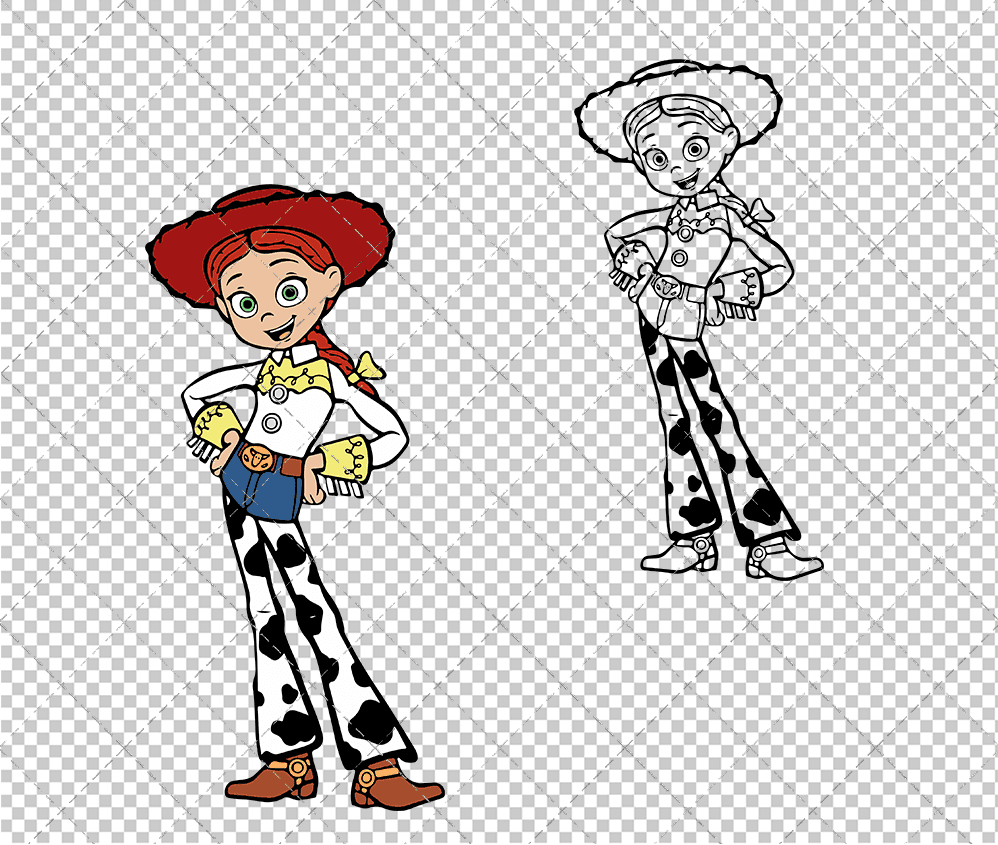 Jessie - Toy Story, Svg, Dxf, Eps, Png SvgShopArt