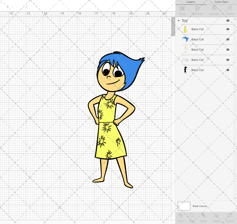 Joy - Inside Out, Svg, Dxf, Eps, Png - SvgShopArt