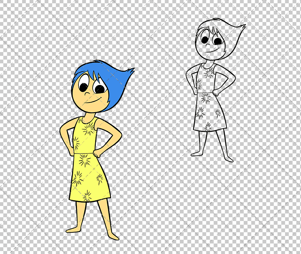 Joy - Inside Out, Svg, Dxf, Eps, Png - SvgShopArt