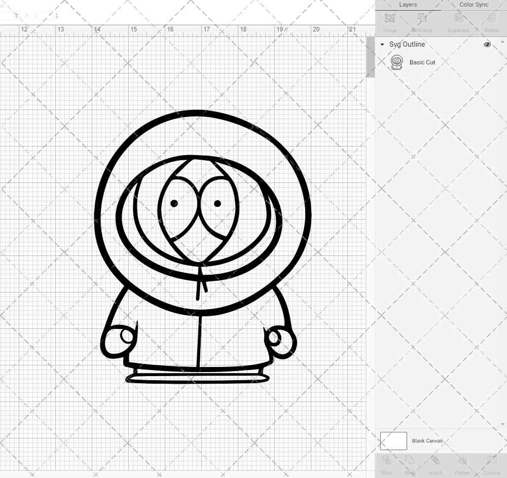 Kenny McCormick - South Park, Svg, Dxf, Eps, Png SvgShopArt