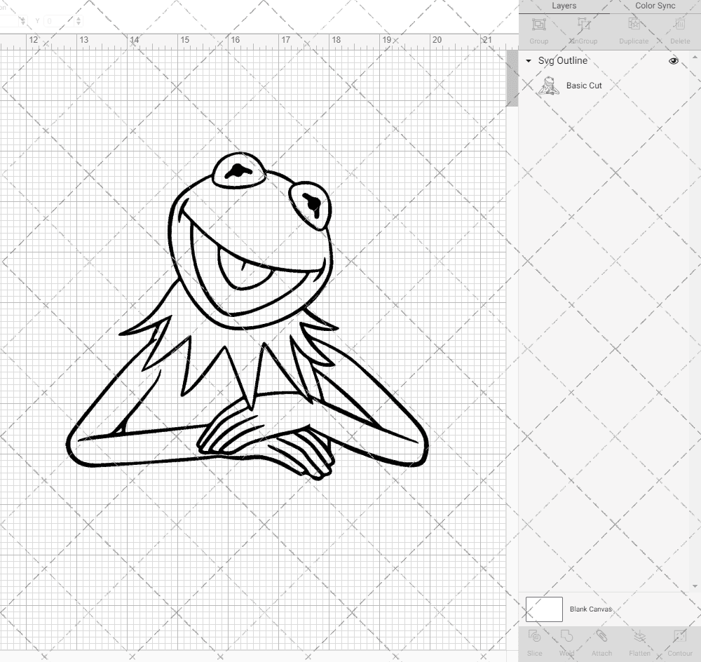 Kermit The Frog - The Muppets 002, Svg, Dxf, Eps, Png SvgShopArt