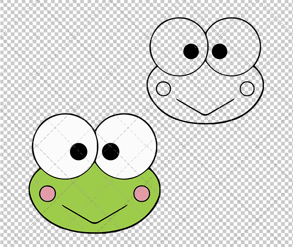 Keroppi - Sanrio 002, Svg, Dxf, Eps, Png SvgShopArt