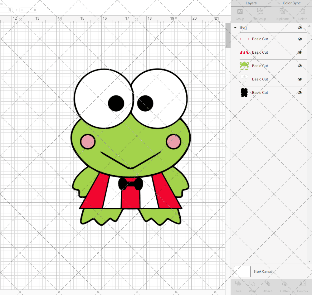 Keroppi - Sanrio, Svg, Dxf, Eps, Png SvgShopArt