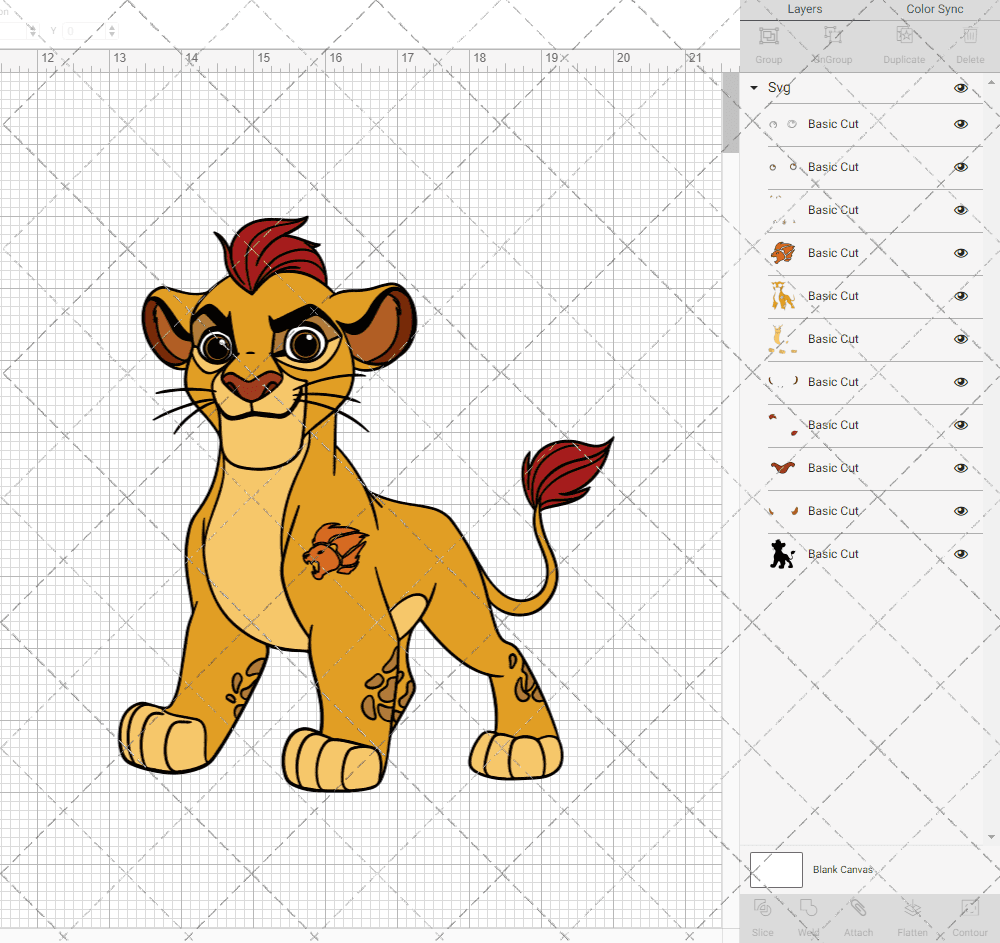 Kion - The Lion Guard, Svg, Dxf, Eps, Png SvgShopArt