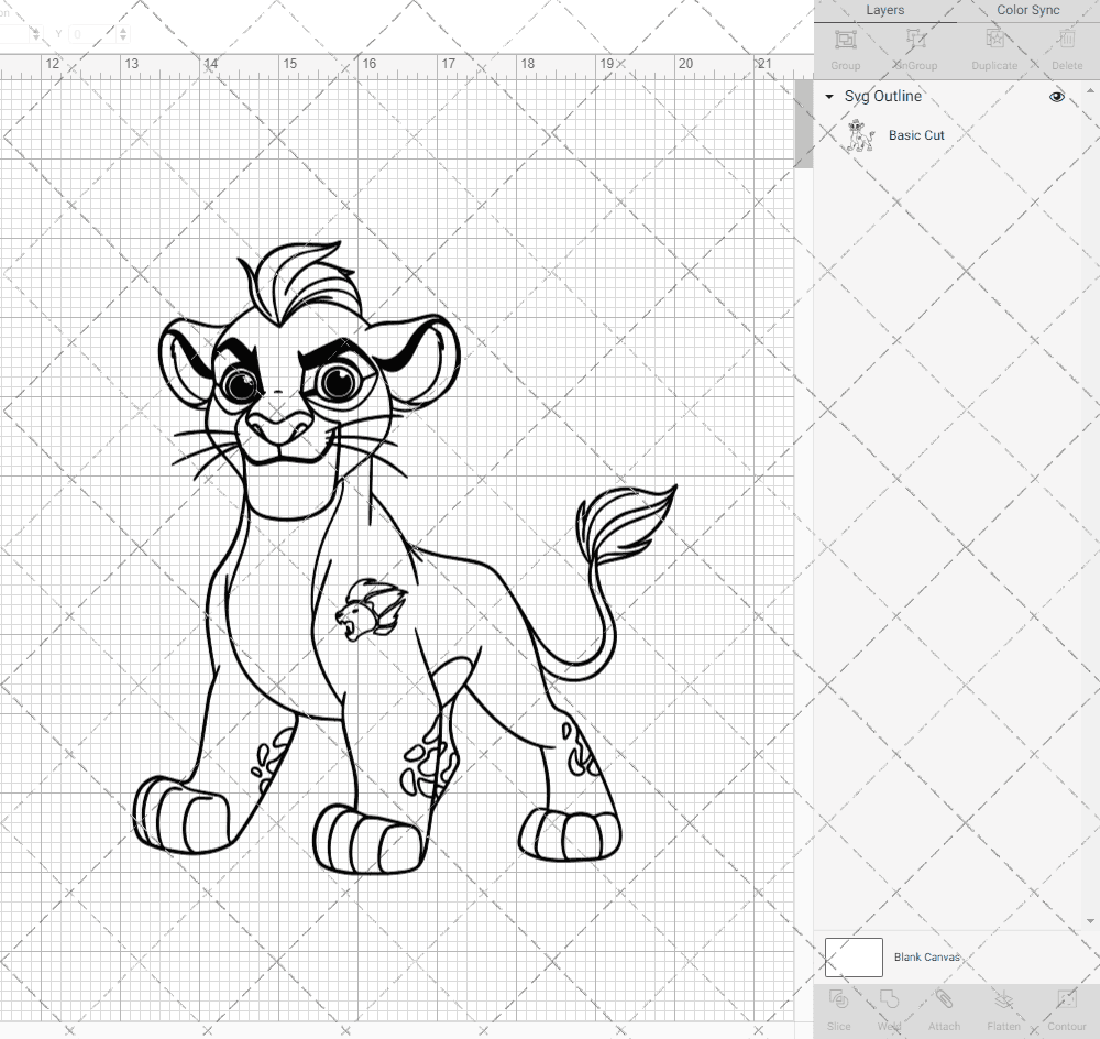 Kion - The Lion Guard, Svg, Dxf, Eps, Png SvgShopArt