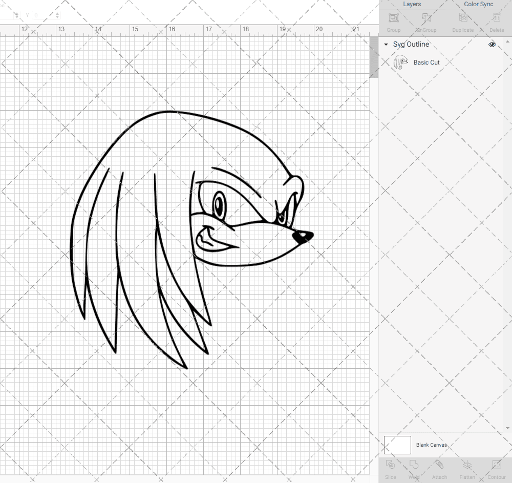 Knuckles - Sonic the Hedgehog 002, Svg, Dxf, Eps, Png SvgShopArt