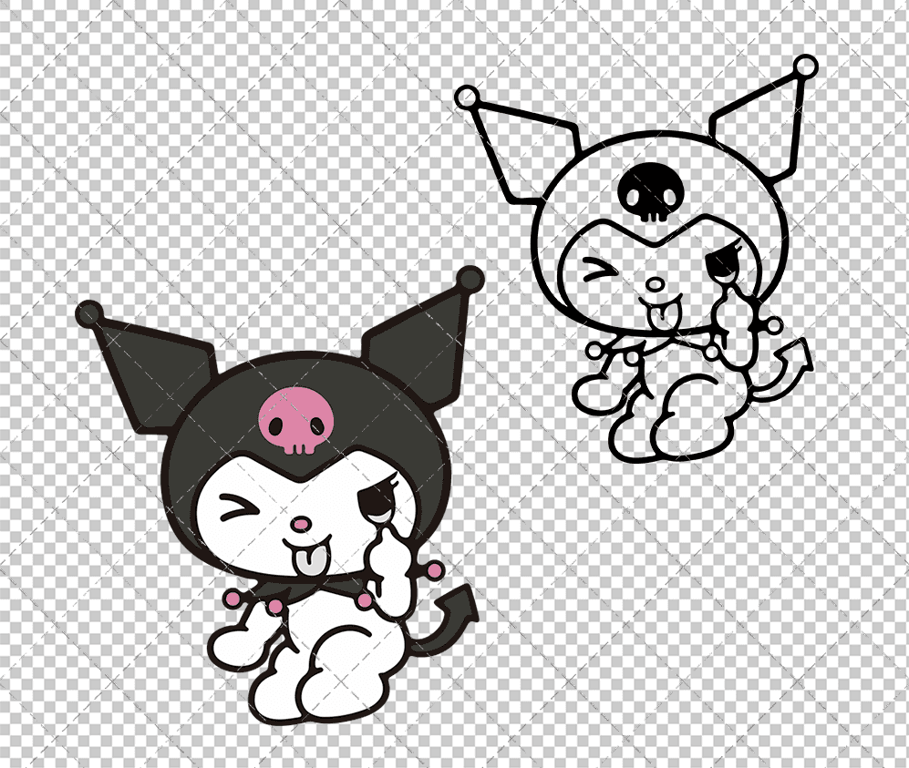 Kuromi - Sanrio, Svg, Dxf, Eps, Png SvgShopArt