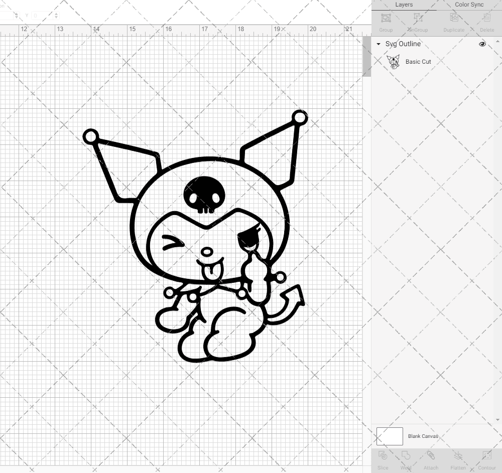 Kuromi - Sanrio, Svg, Dxf, Eps, Png SvgShopArt