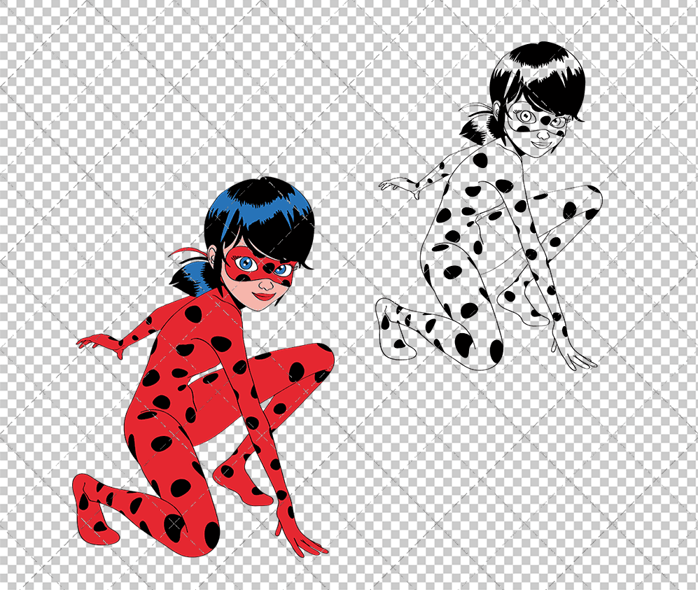 Ladybug - Miraculous, Svg, Dxf, Eps, Png SvgShopArt