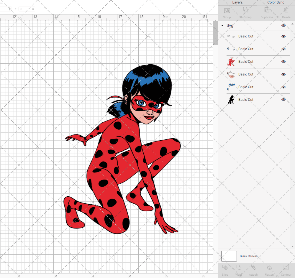 Ladybug - Miraculous, Svg, Dxf, Eps, Png SvgShopArt