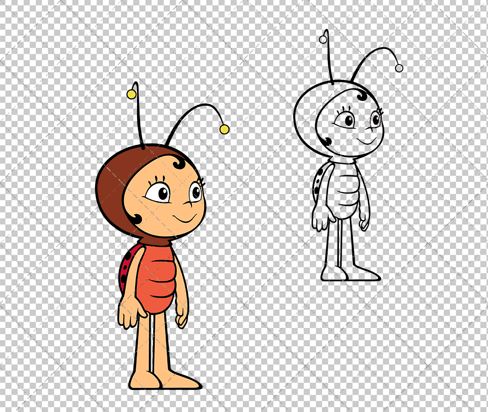 Lara - Maya the Bee, Svg, Dxf, Eps, Png SvgShopArt