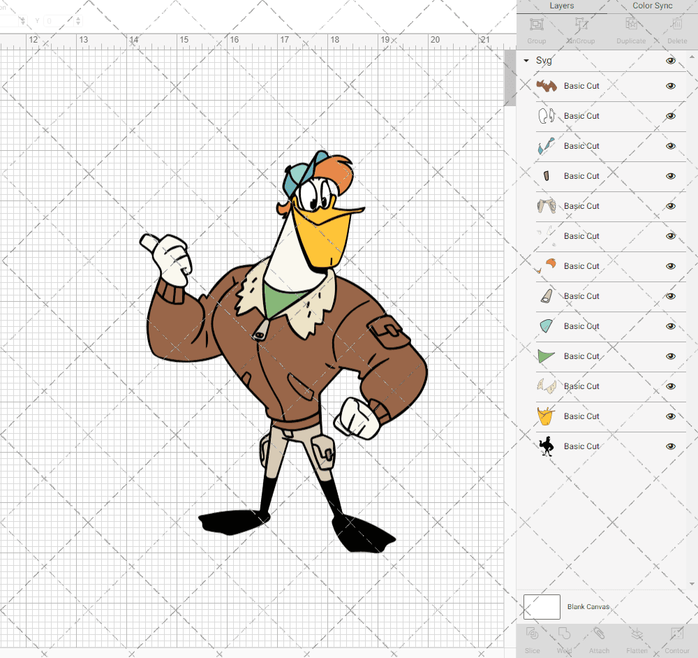 Launchpad McQuack - Ducktales 002, Svg, Dxf, Eps, Png SvgShopArt