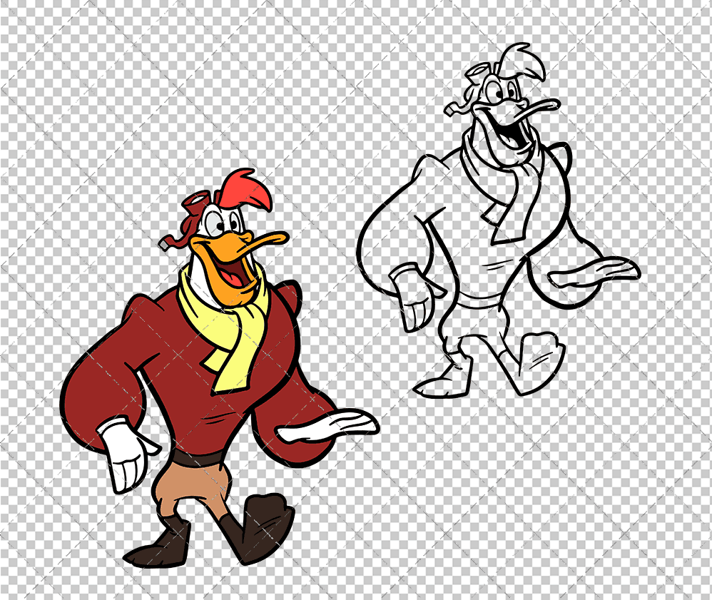 Launchpad McQuack - Ducktales, Svg, Dxf, Eps, Png SvgShopArt