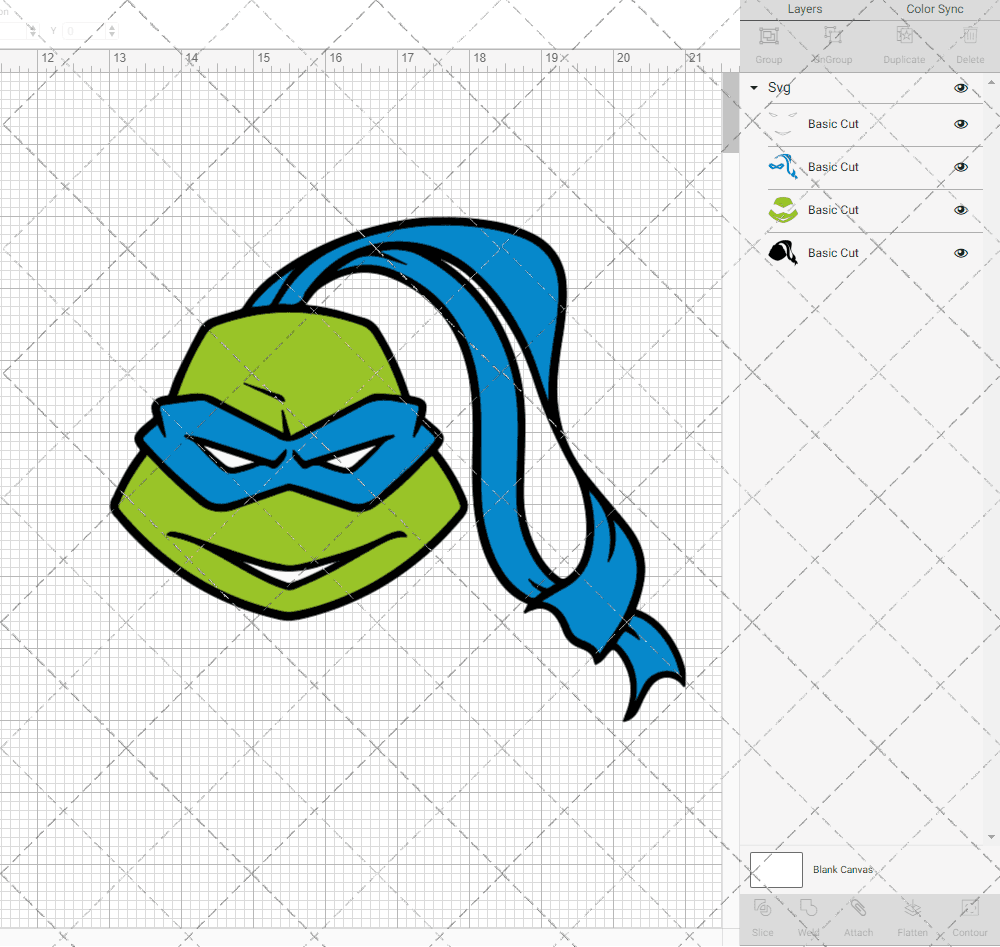 Leonardo - Ninja Turtles, Svg, Dxf, Eps, Png SvgShopArt