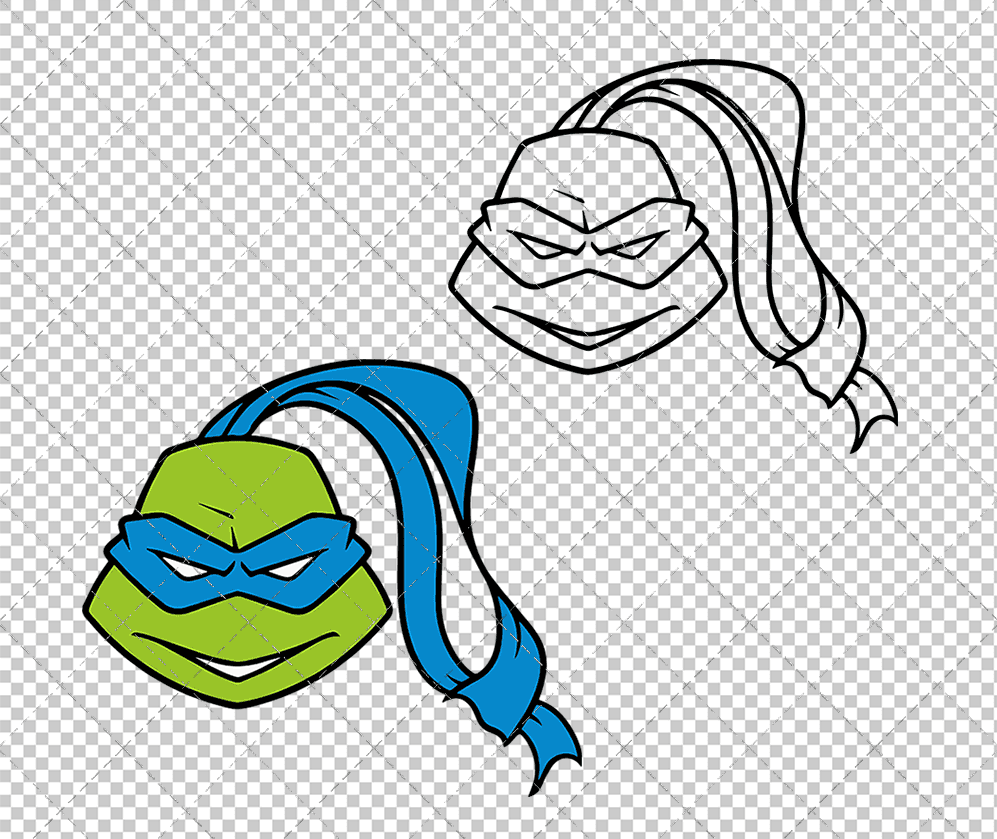 Leonardo - Ninja Turtles, Svg, Dxf, Eps, Png SvgShopArt