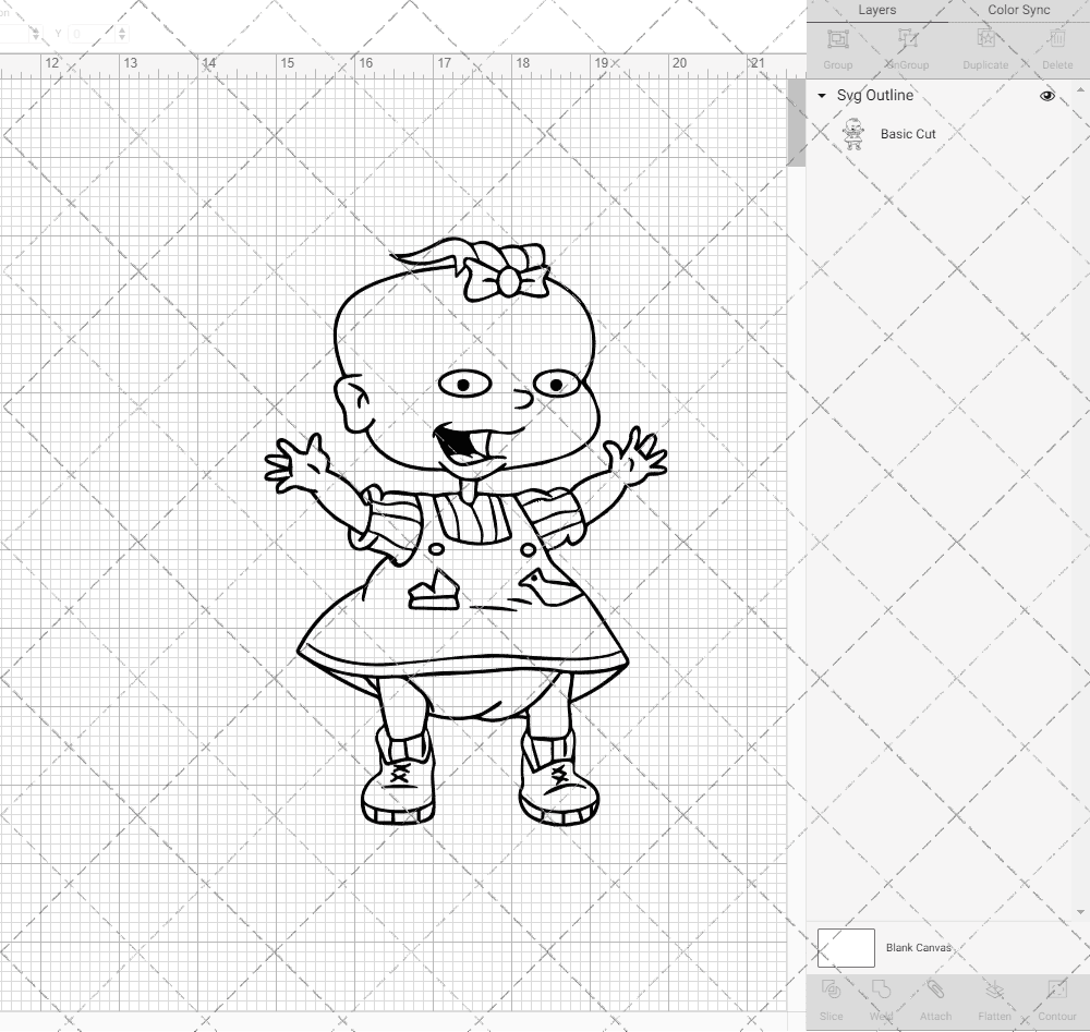 Lil DeVille - Rugrats, Svg, Dxf, Eps, Png SvgShopArt