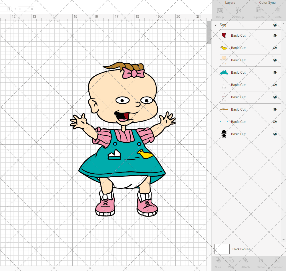 Lil DeVille - Rugrats, Svg, Dxf, Eps, Png SvgShopArt