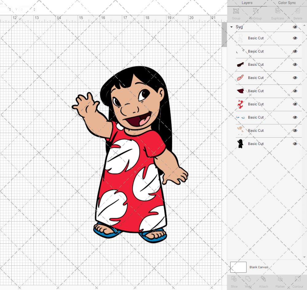 Lilo - Lilo and Stitch, Svg, Dxf, Eps, Png SvgShopArt