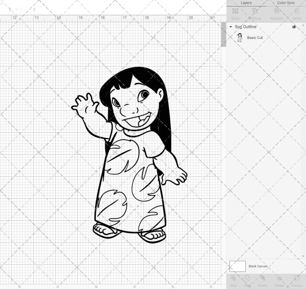 Lilo - Lilo and Stitch, Svg, Dxf, Eps, Png SvgShopArt