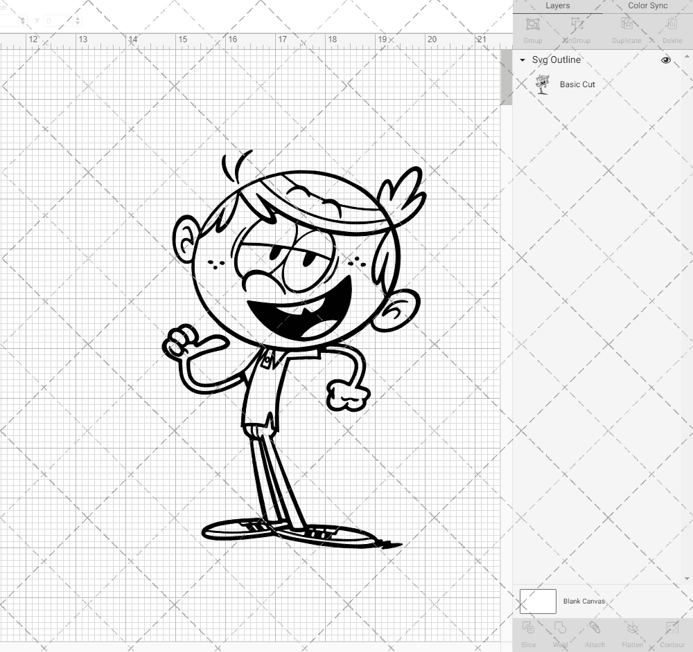 Lincoln Loud - The Loud House 002, Svg, Dxf, Eps, Png SvgShopArt