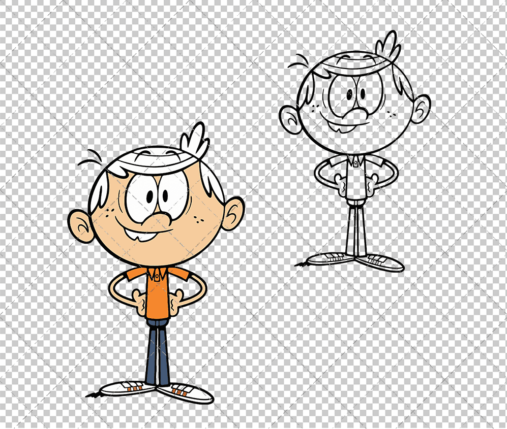 Lincoln Loud - The Loud House, Svg, Dxf, Eps, Png SvgShopArt