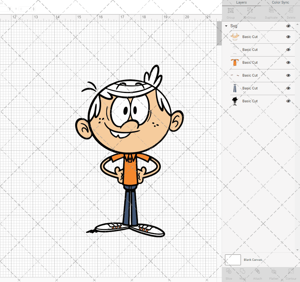 Lincoln Loud - The Loud House, Svg, Dxf, Eps, Png SvgShopArt