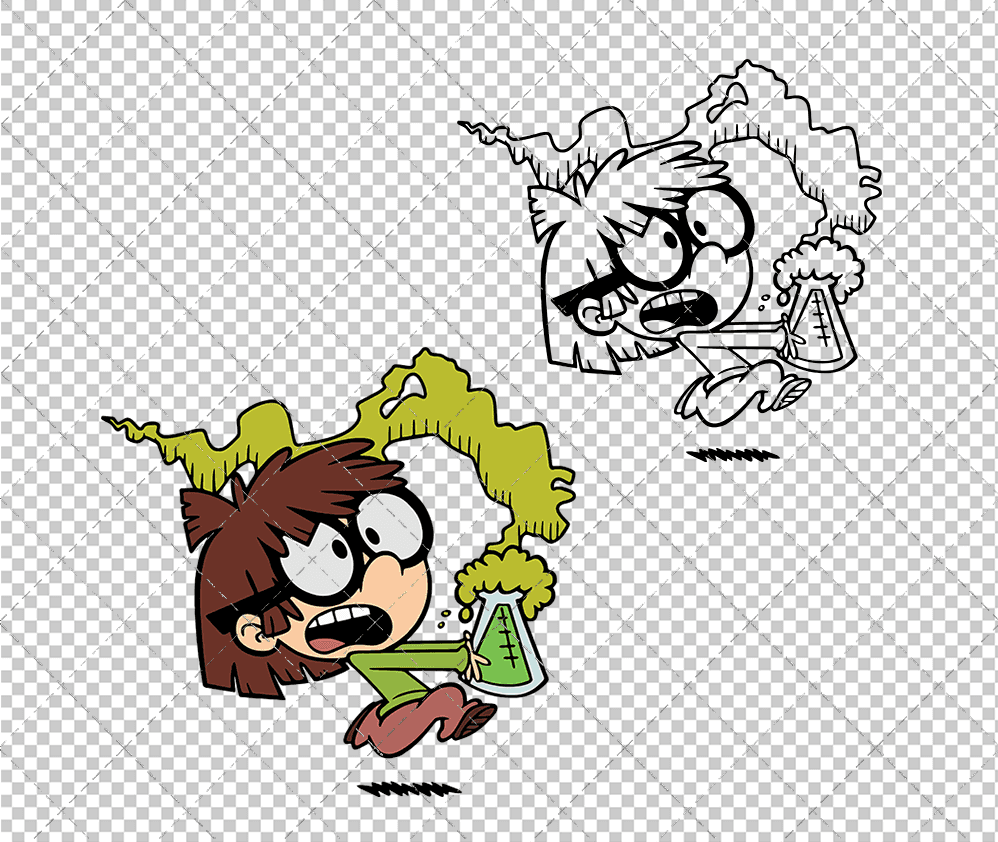 Lisa Loud - The Loud House, Svg, Dxf, Eps, Png SvgShopArt