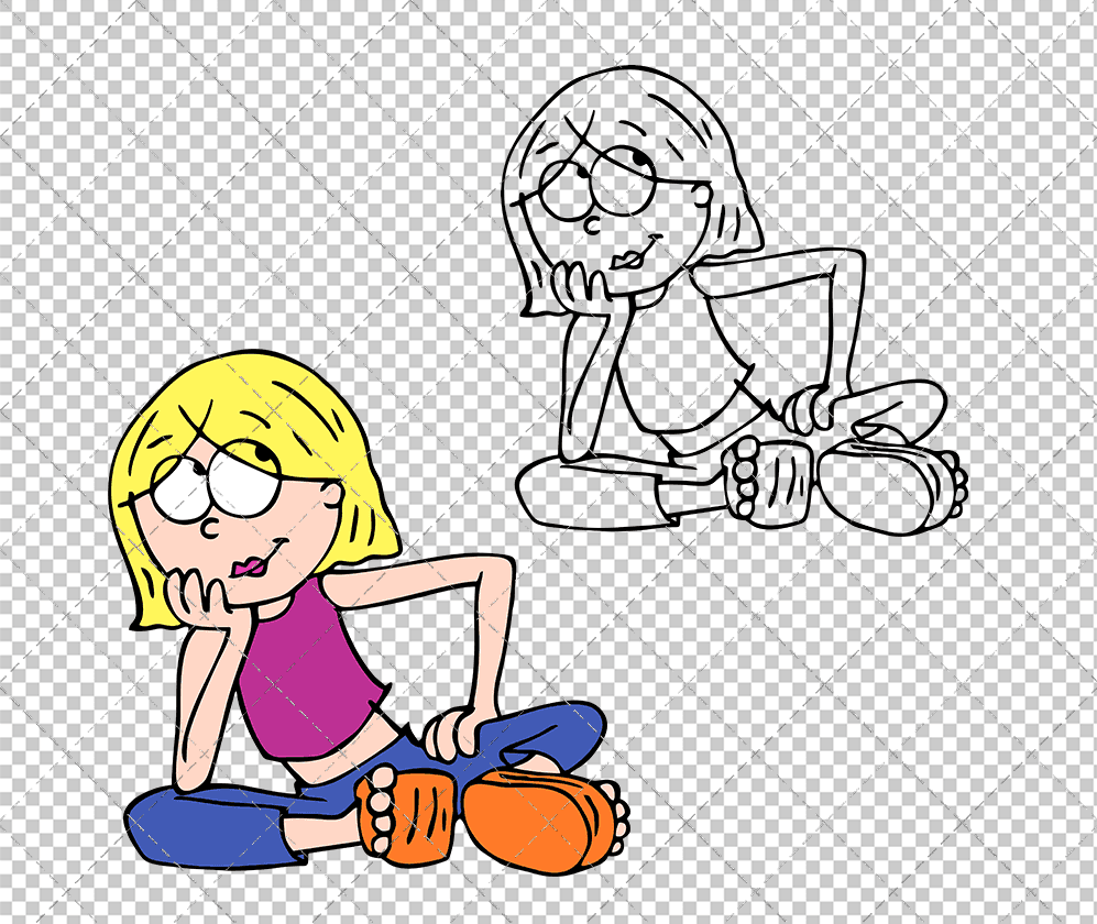 Lizzie McGuire, Svg, Dxf, Eps, Png SvgShopArt