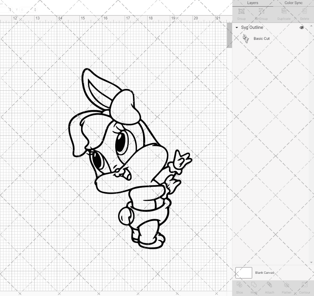 Lola Bunny - Baby Looney Tunes, Svg, Dxf, Eps, Png SvgShopArt