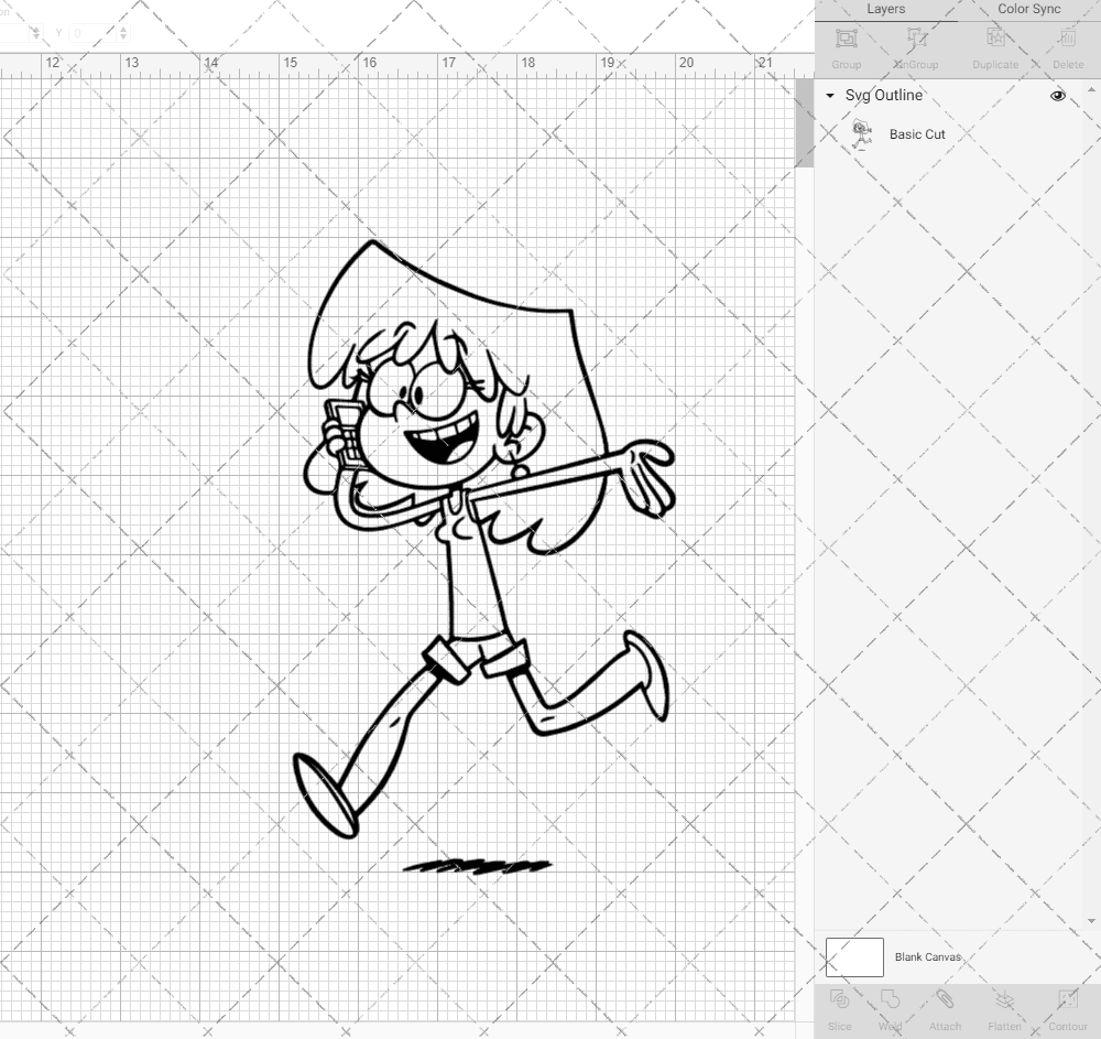 Lola Loud - The Loud House 002, Svg, Dxf, Eps, Png SvgShopArt