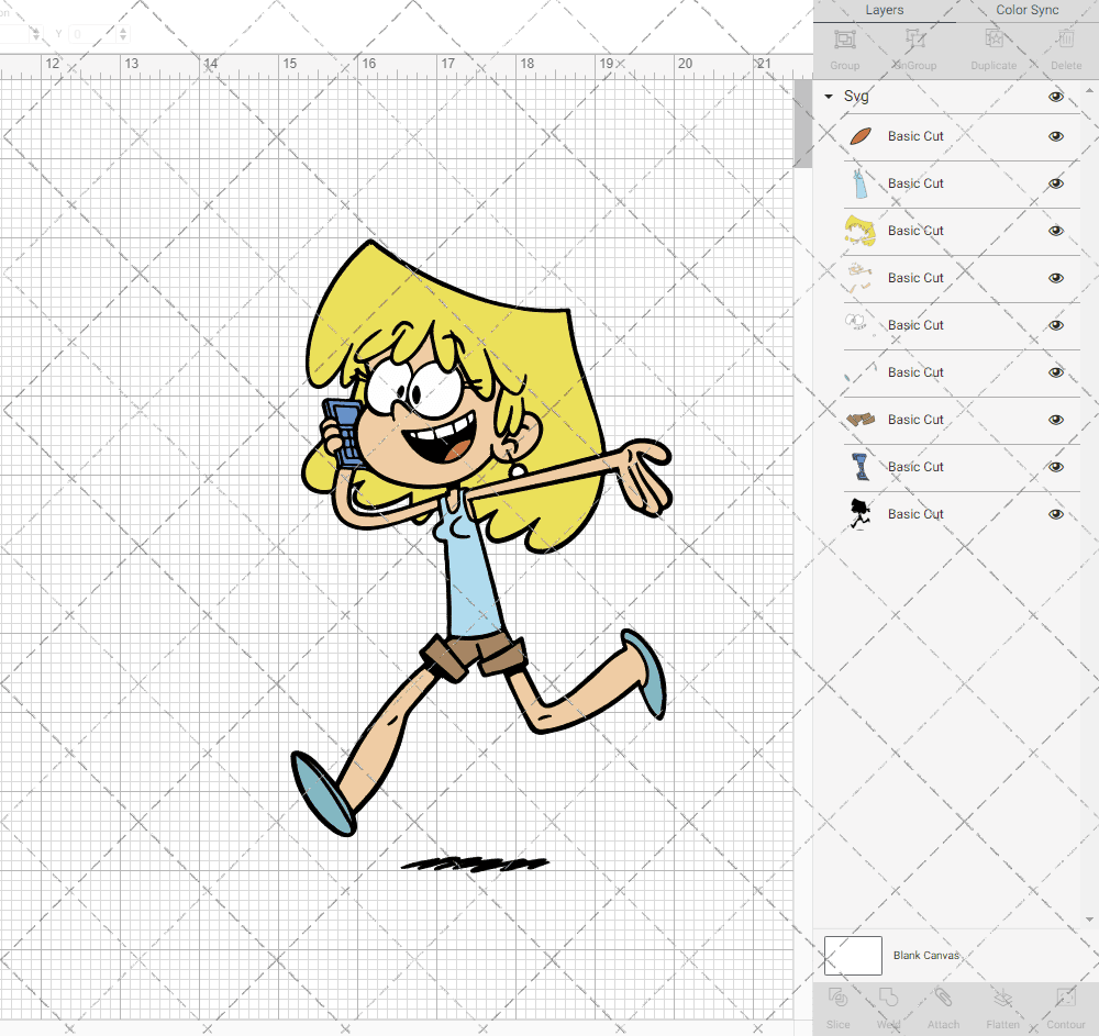 Lola Loud - The Loud House 002, Svg, Dxf, Eps, Png SvgShopArt