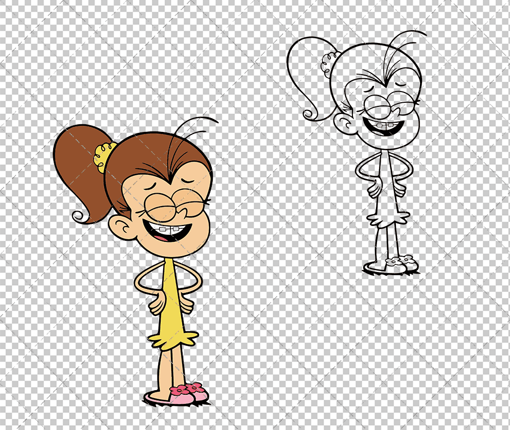 Luan Loud - The Loud House 002, Svg, Dxf, Eps, Png SvgShopArt