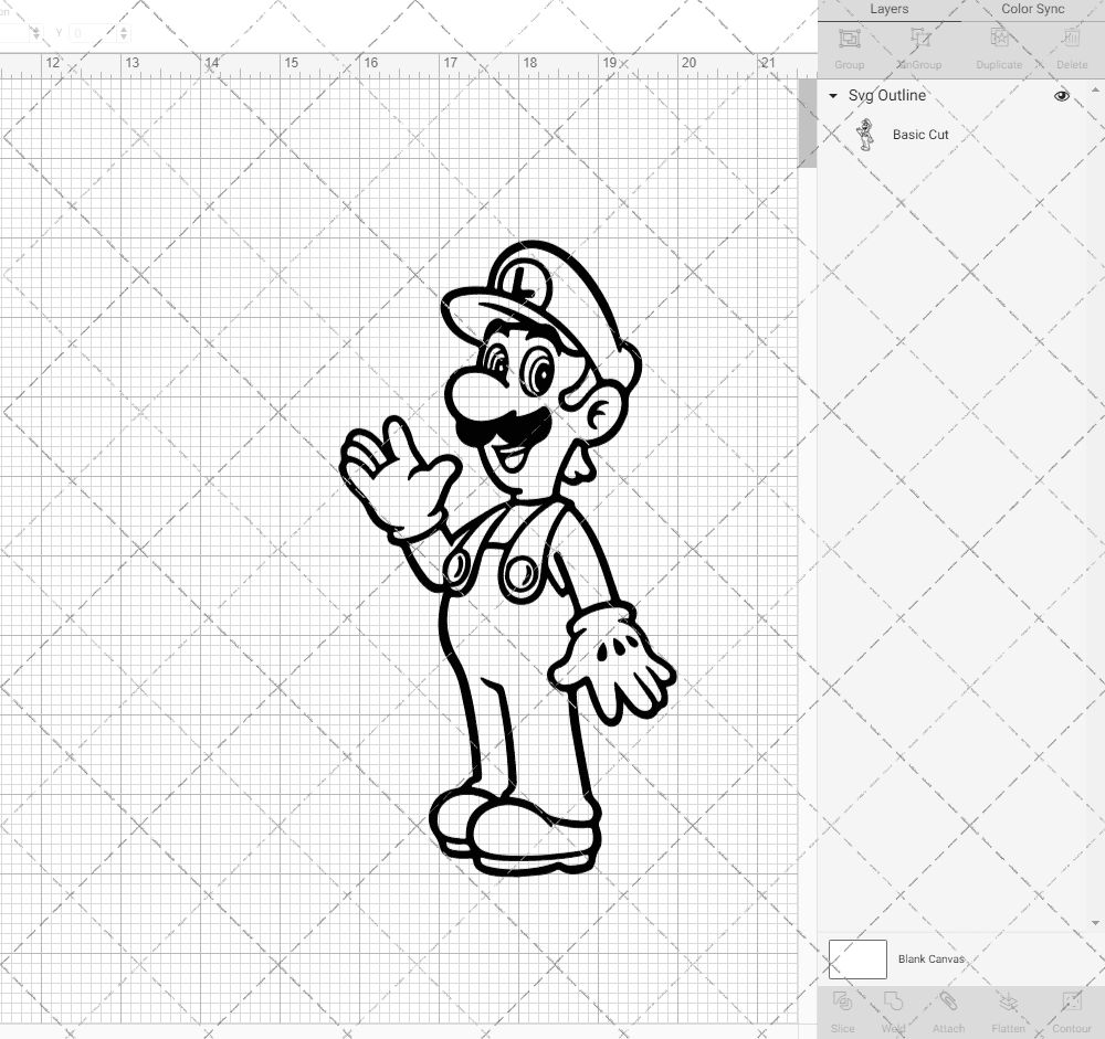 Luigi - Super Mario Bros, Svg, Dxf, Eps, Png SvgShopArt