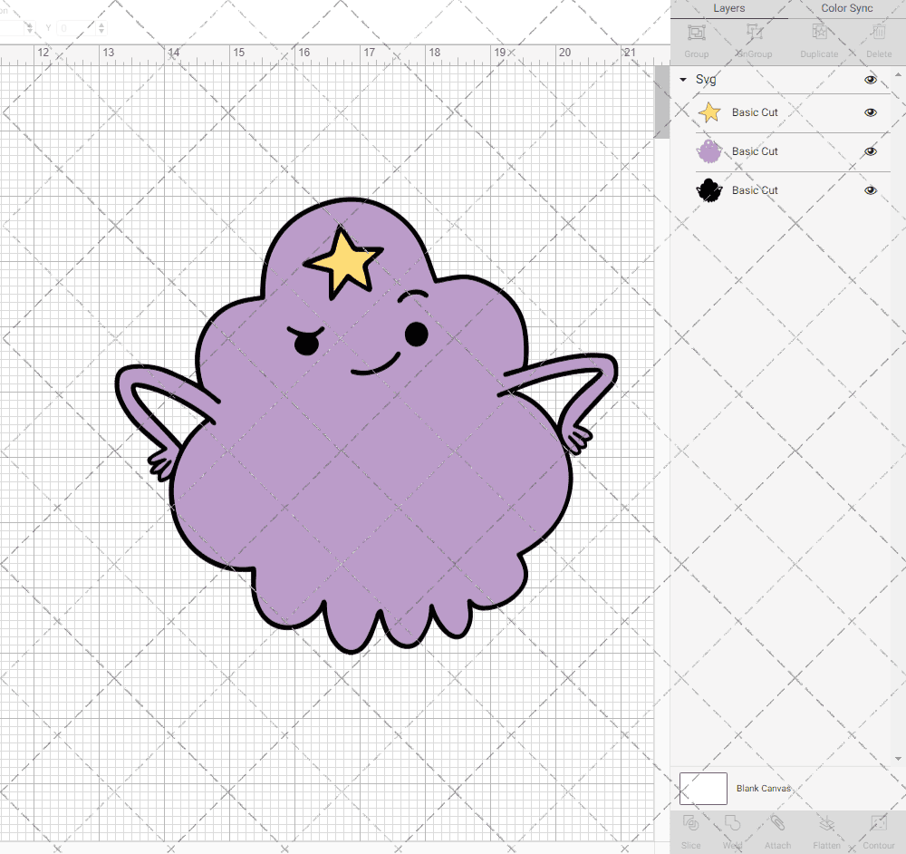 Lumpy Space Princess - Adventure Time, Svg, Dxf, Eps, Png SvgShopArt