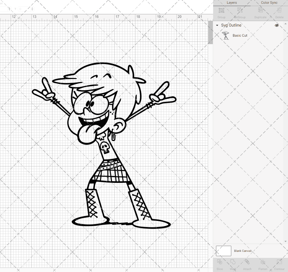 Luna Loud - The Loud House, Svg, Dxf, Eps, Png SvgShopArt