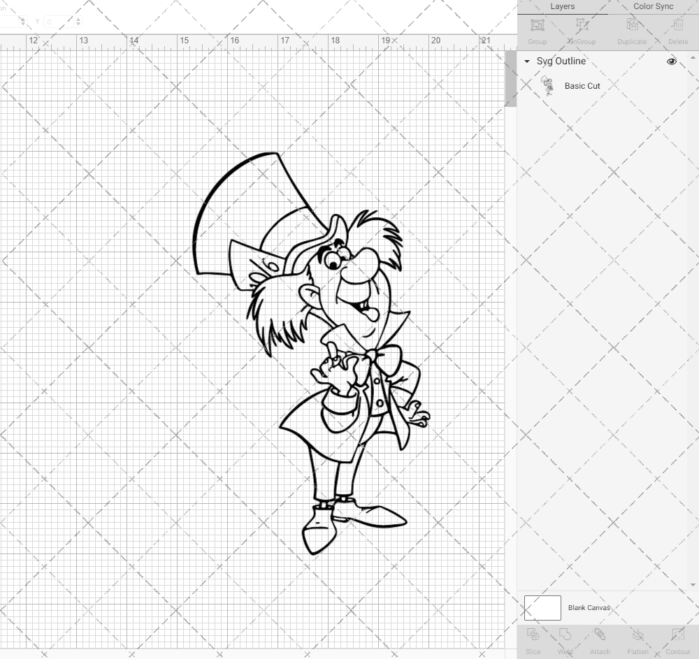 Mad Hatter - Alice in Wonderland, Svg, Dxf, Eps, Png SvgShopArt