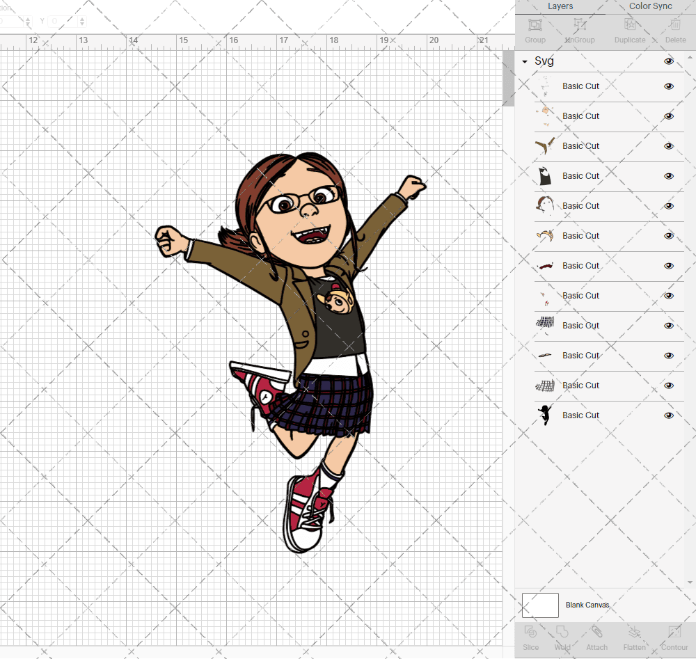 Margo - Despicable Me, Svg, Dxf, Eps, Png SvgShopArt