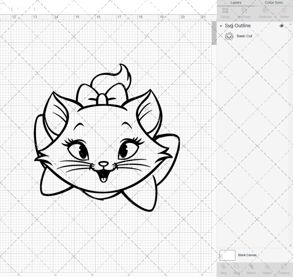 Marie - The Aristocats 006, Svg, Dxf, Eps, Png SvgShopArt