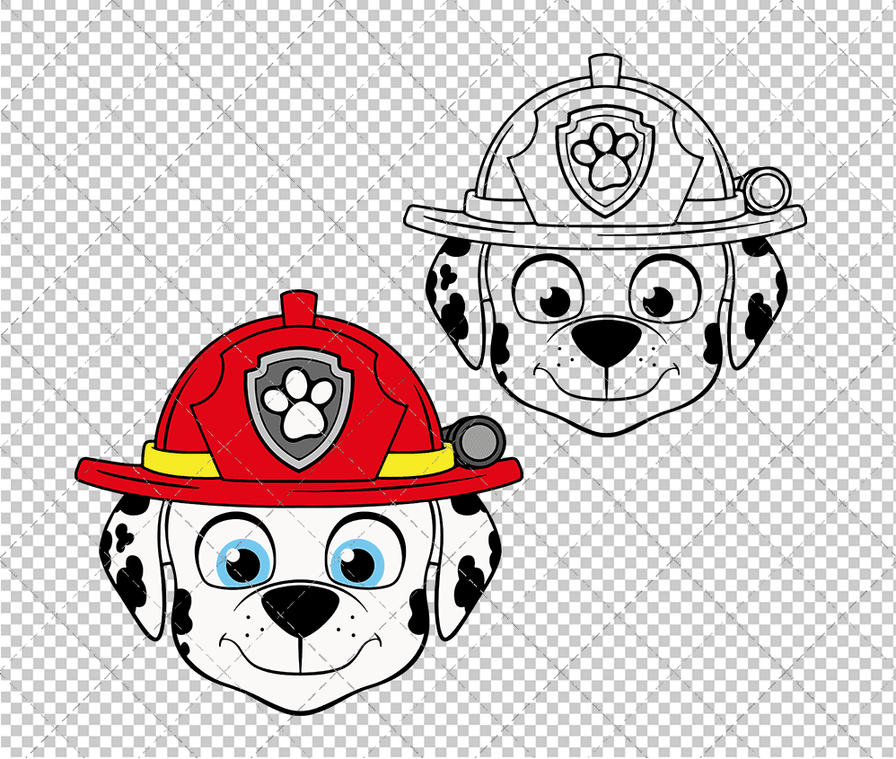 Marshall - Paw Patrol, Svg, Dxf, Eps, Png SvgShopArt