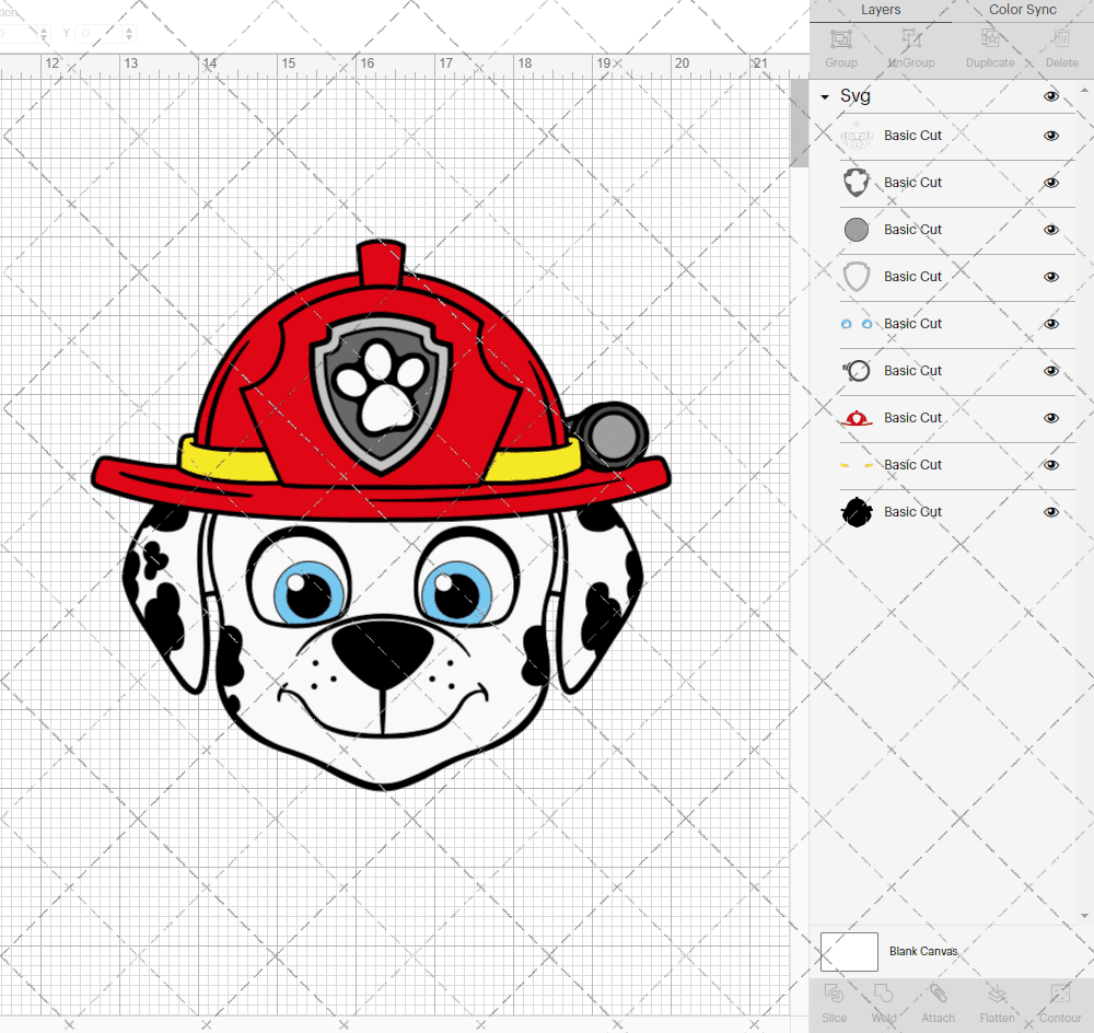 Marshall - Paw Patrol, Svg, Dxf, Eps, Png SvgShopArt