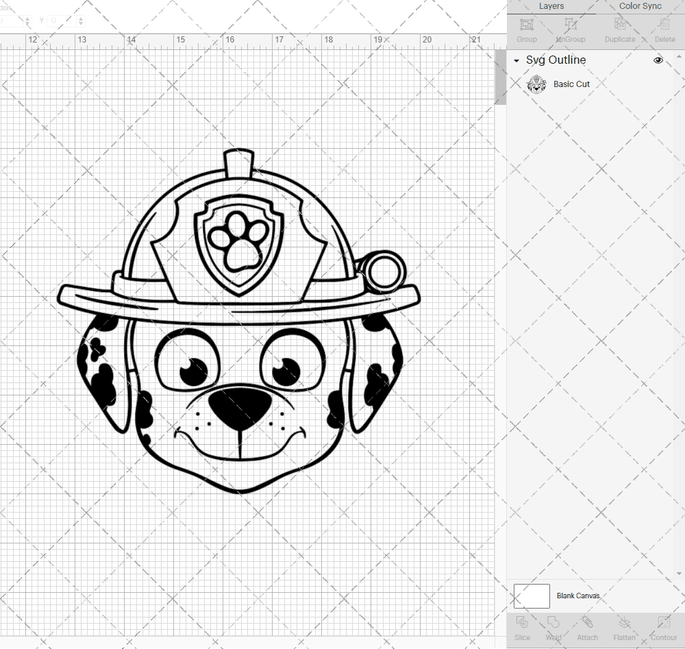 Marshall - Paw Patrol, Svg, Dxf, Eps, Png SvgShopArt